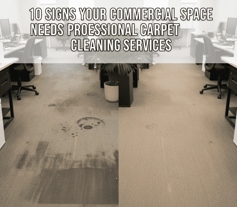 10 Signs Your Commercial Space Needs Professional Carpet Cleaning Services
