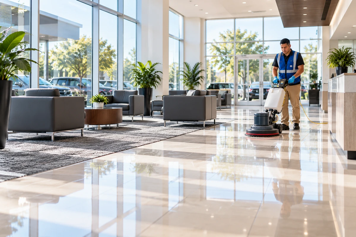 How Routine Commercial Floor Care Helps Austin Businesses Extend Floor Life